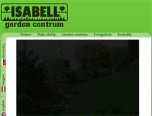 Tablet Screenshot of isabell.sk